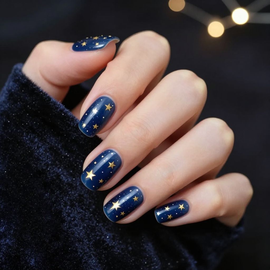 Short nails design idea 10