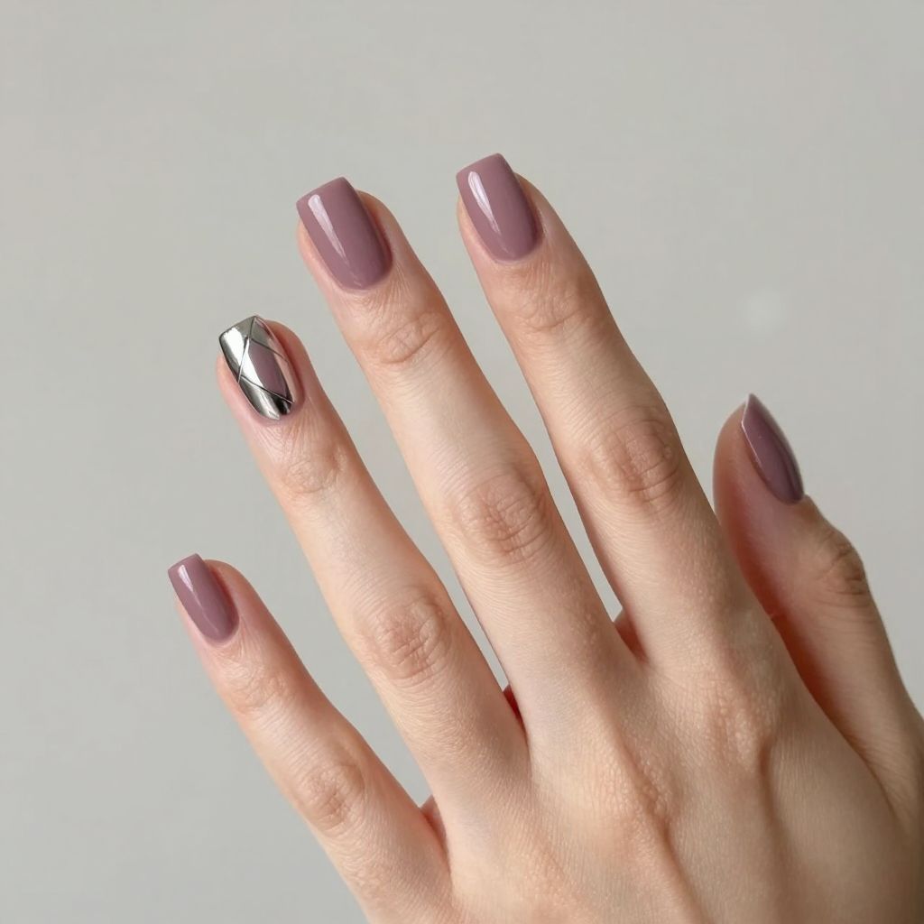 Short nails design idea 13