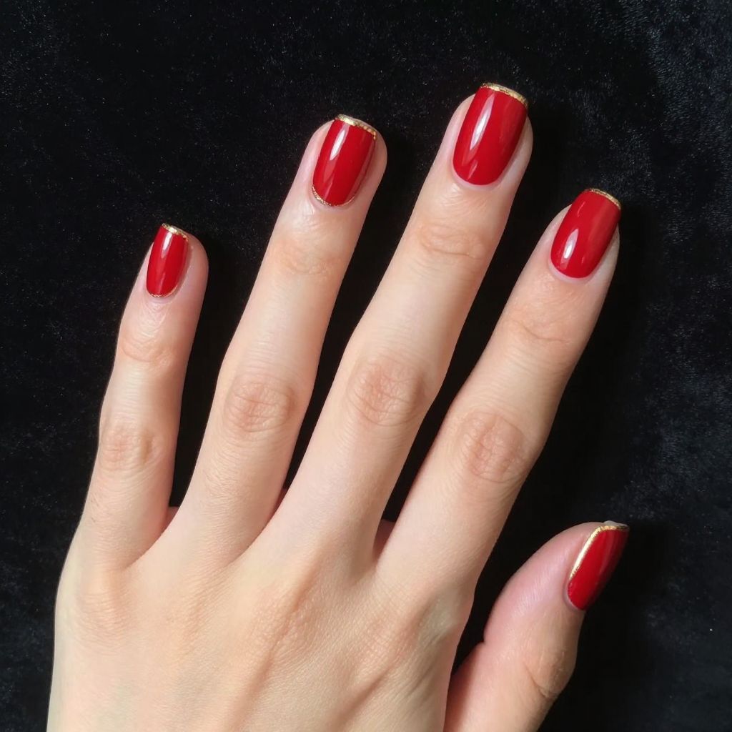 Short nails design idea 4