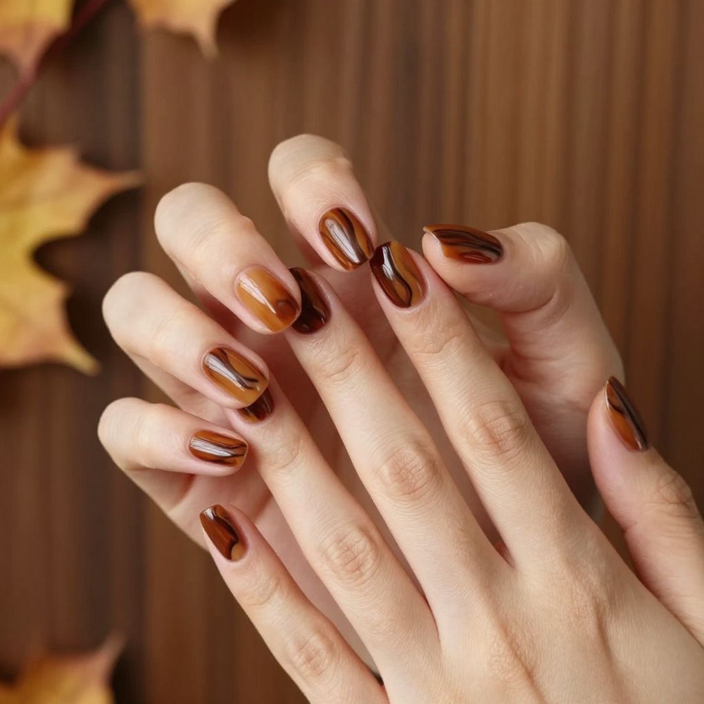 Short nails design idea 9