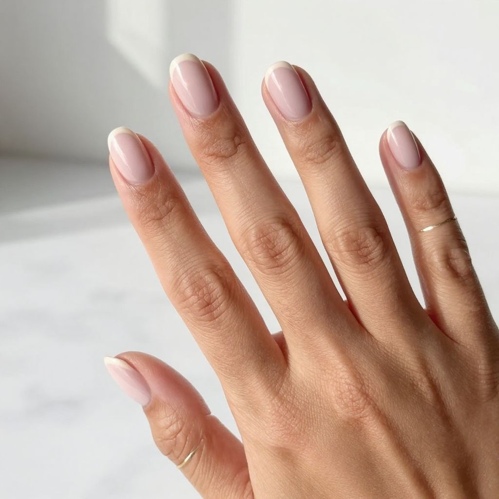 Simple Pink Nail Designs 1
