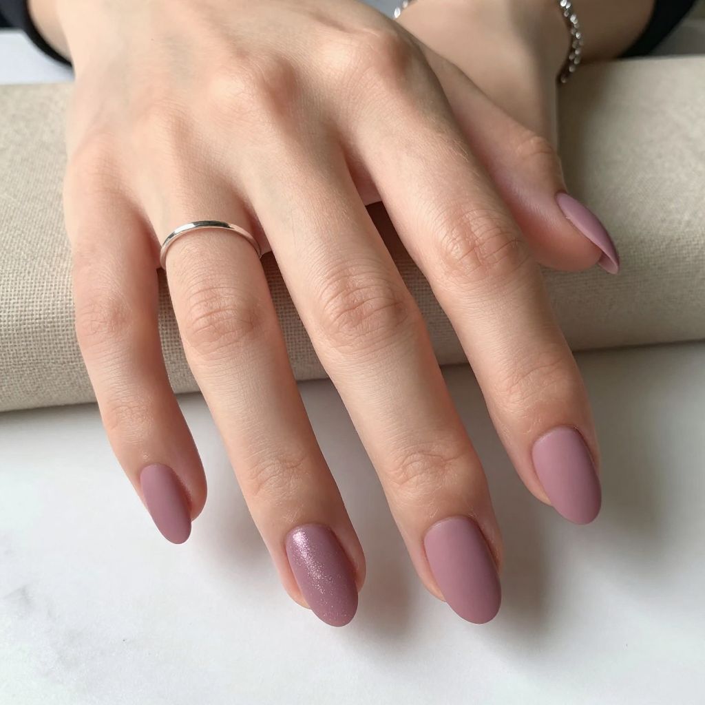 Simple Pink Nail Designs 2