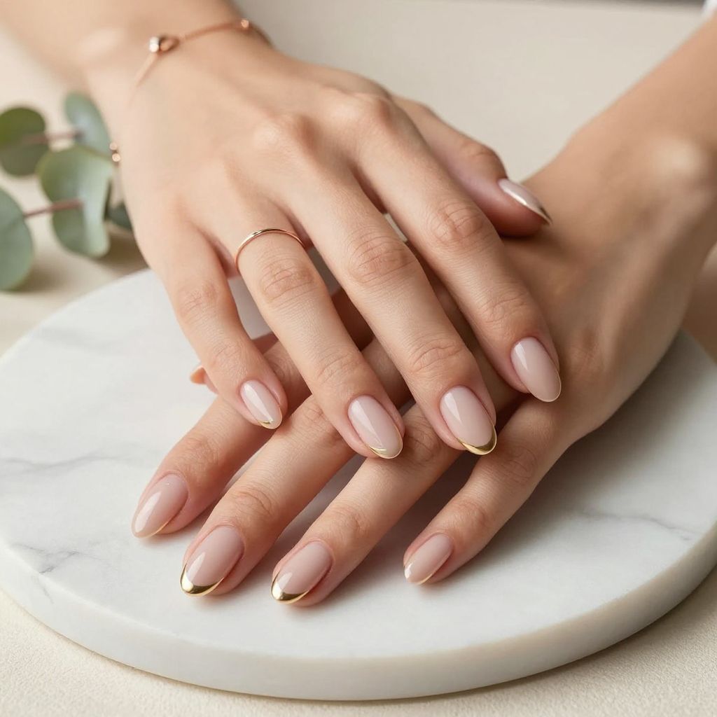 Simple Pink Nail Designs 4