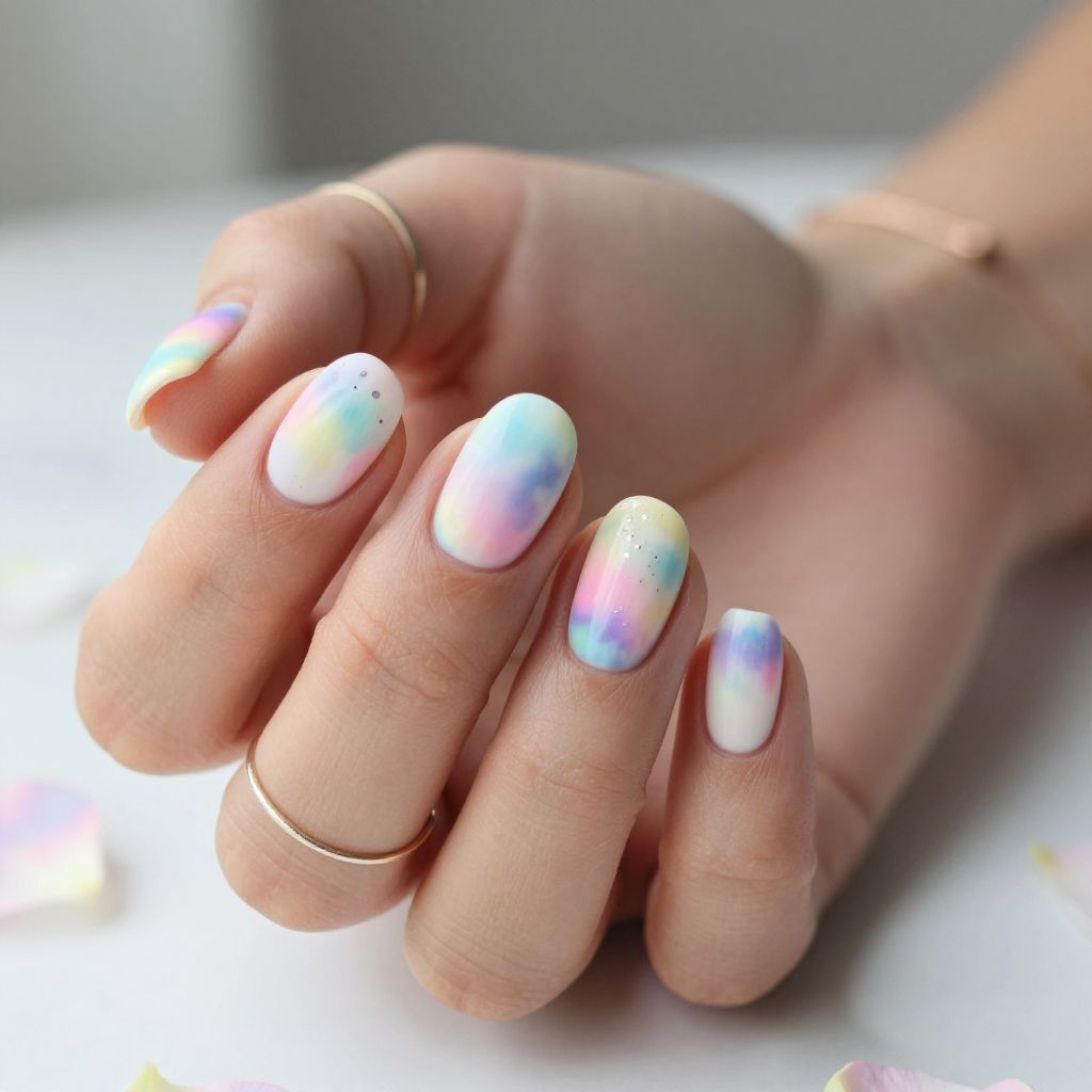 Pastel Tie Dye Effect