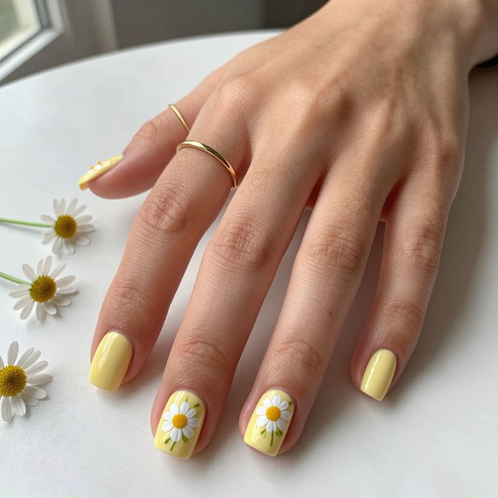 Butter Yellow with Daisy Details
