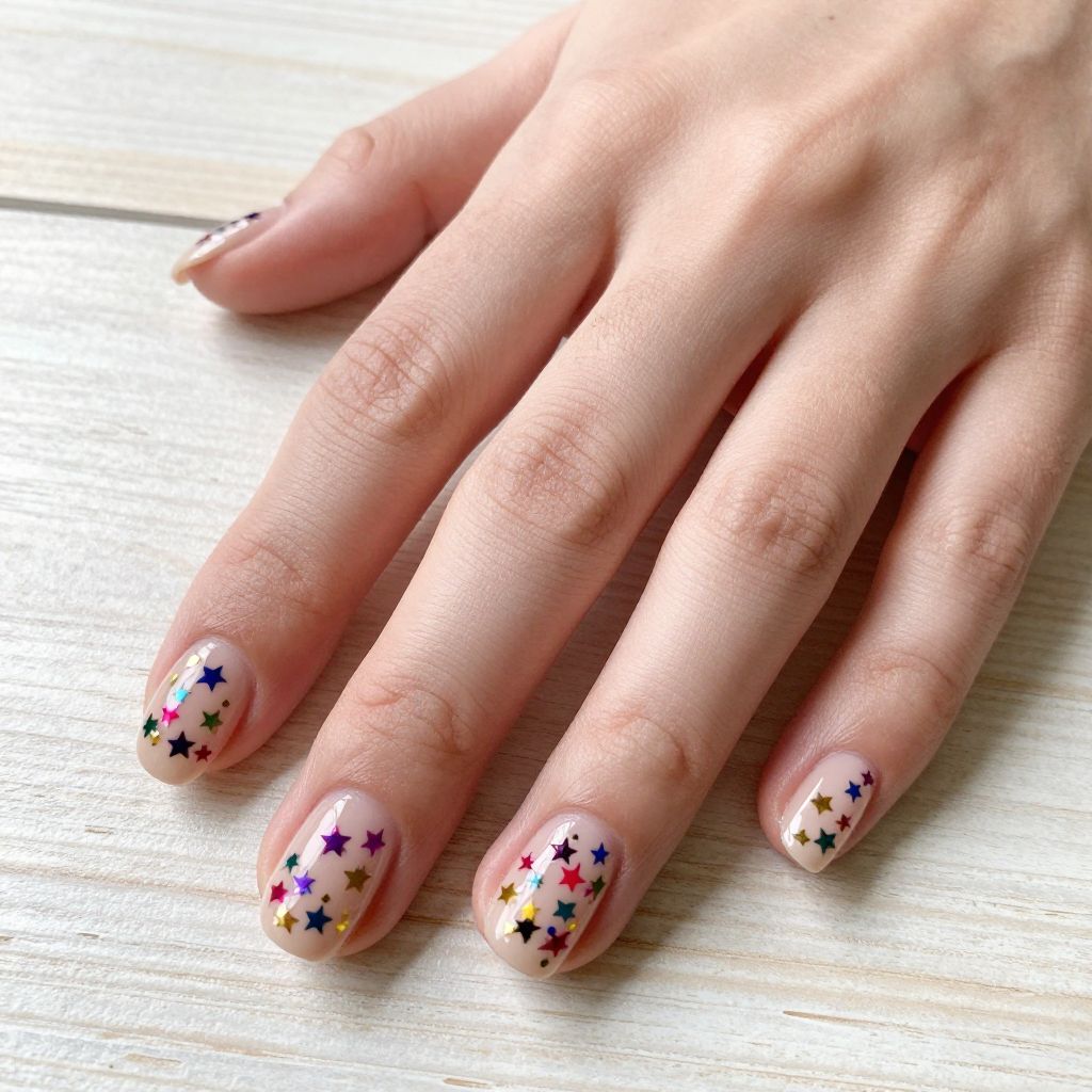 Star nail idea 10