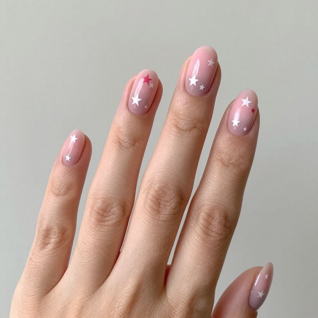 Star nail idea 12