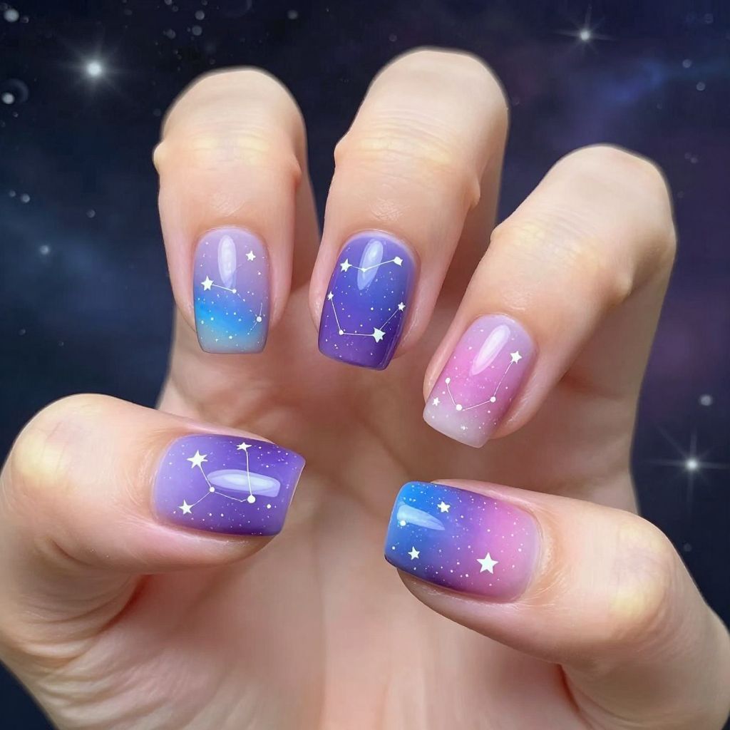 Star nail idea 4