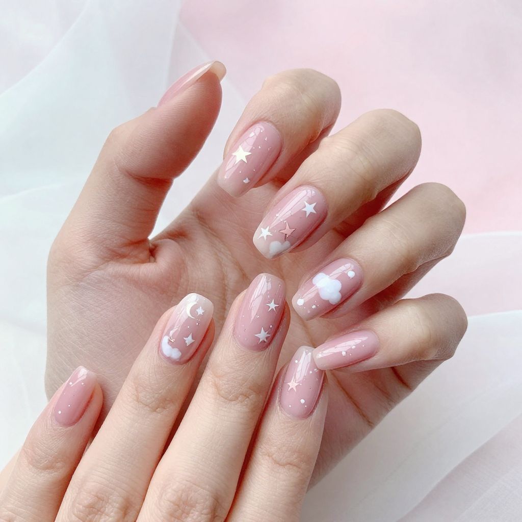 Star nail idea 8
