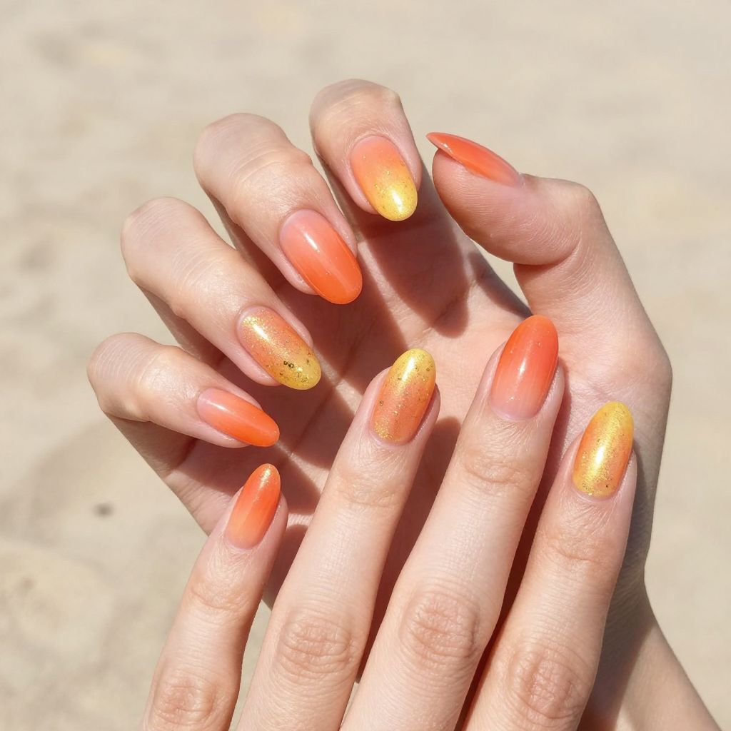 Summer Dip Nail Designs nail idea 1