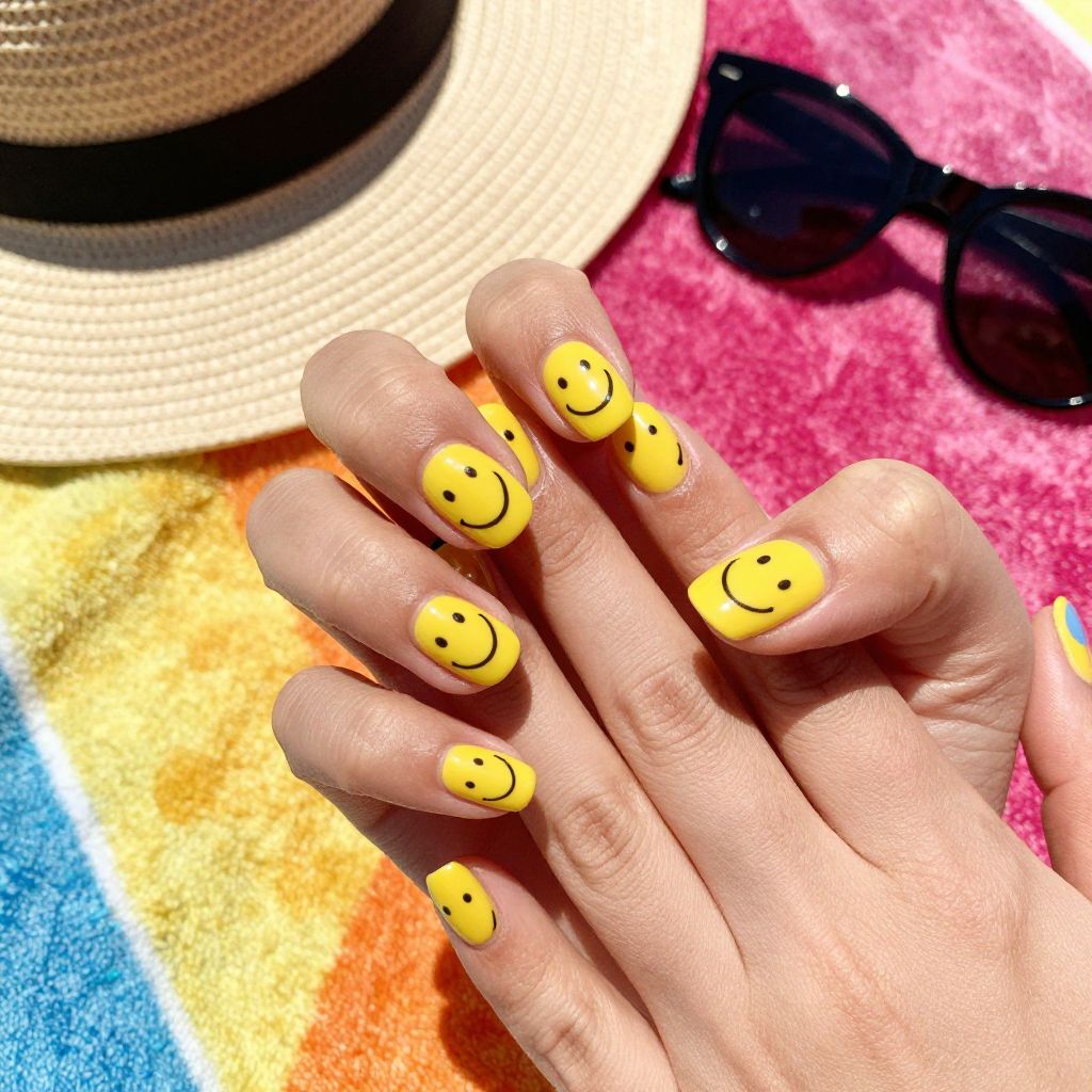 Summer Dip Nail Designs nail idea 8