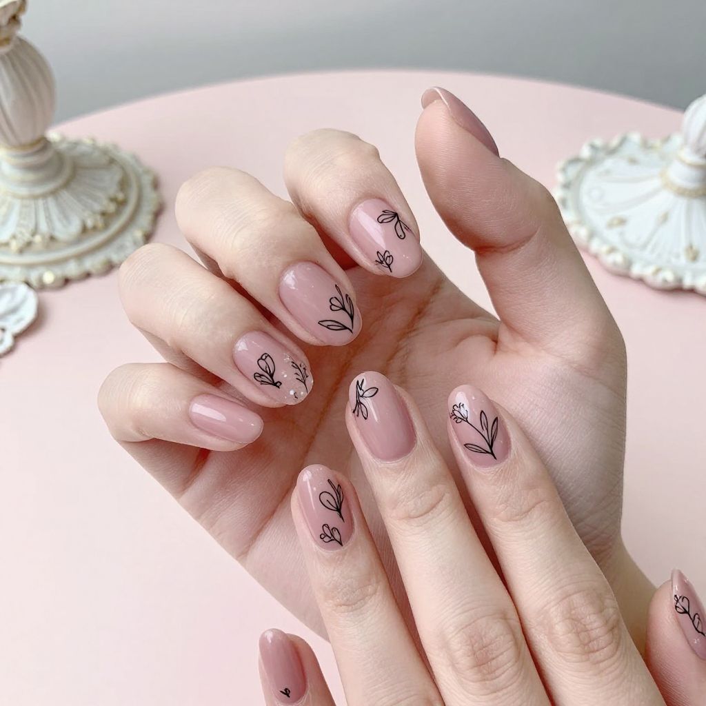 Summer Dip Nail Designs nail idea 7