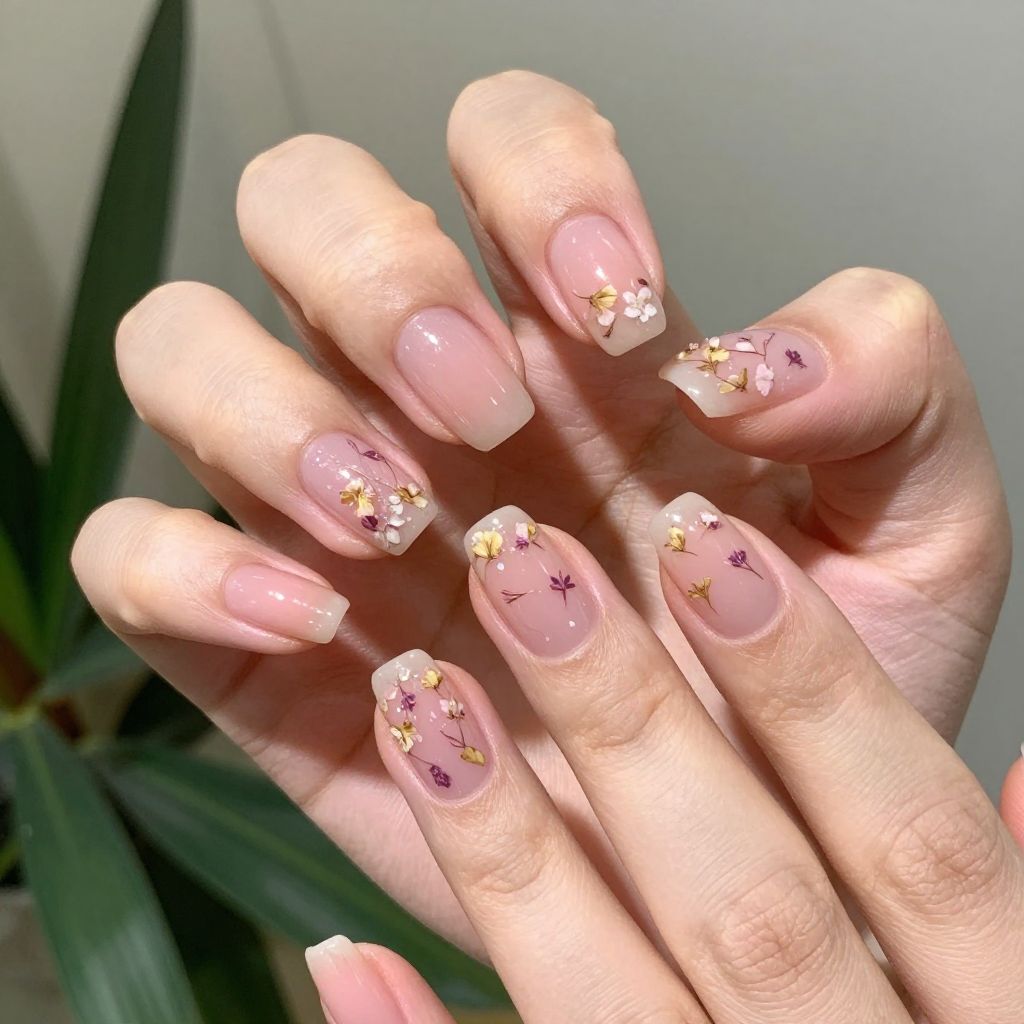Light Pink Nail Idea 12