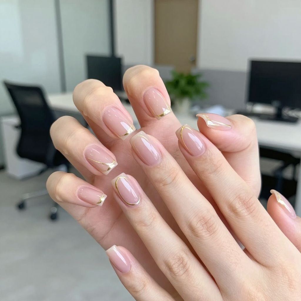 Light Pink Nail Idea 13