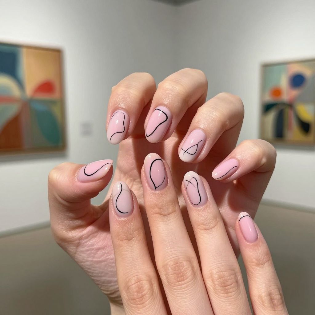 Light Pink Nail Idea 15