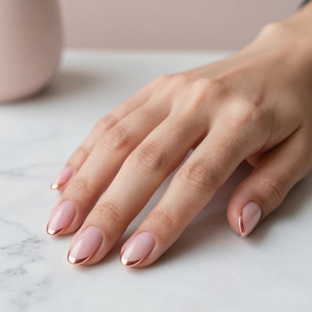 Light Pink Nail Idea 8