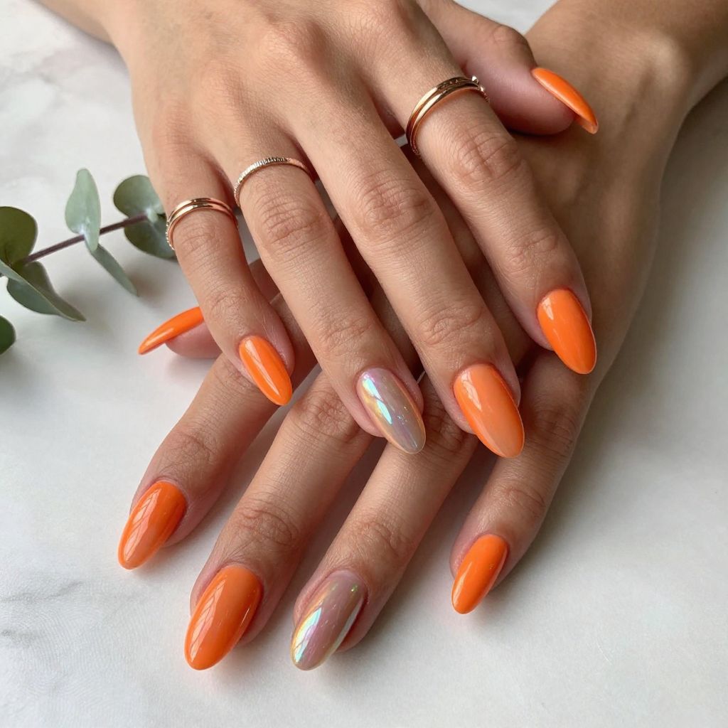 Orange Foil and Holographic Gradient