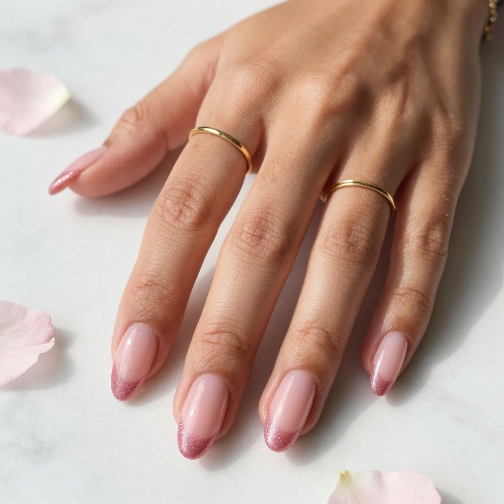 Summer pink nail design 14