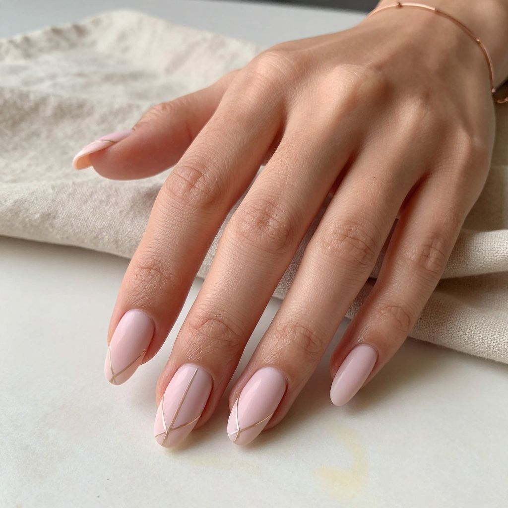 Summer pink nail design 3