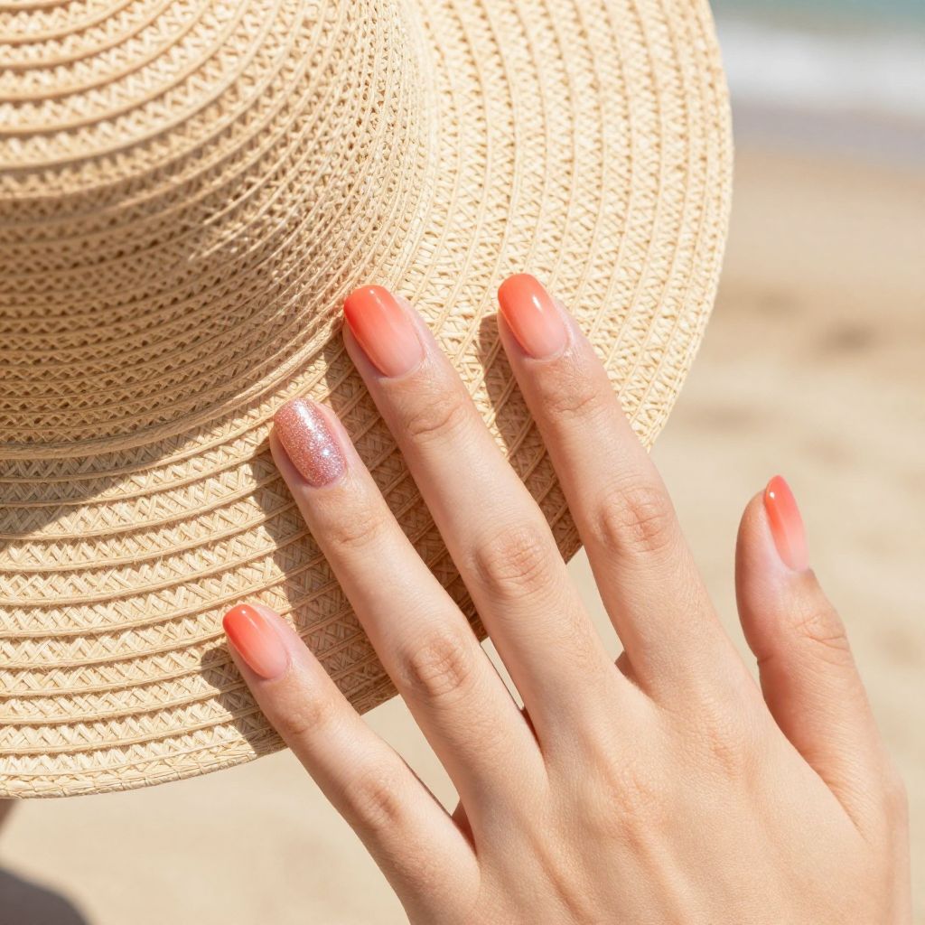 Short nails design idea 1