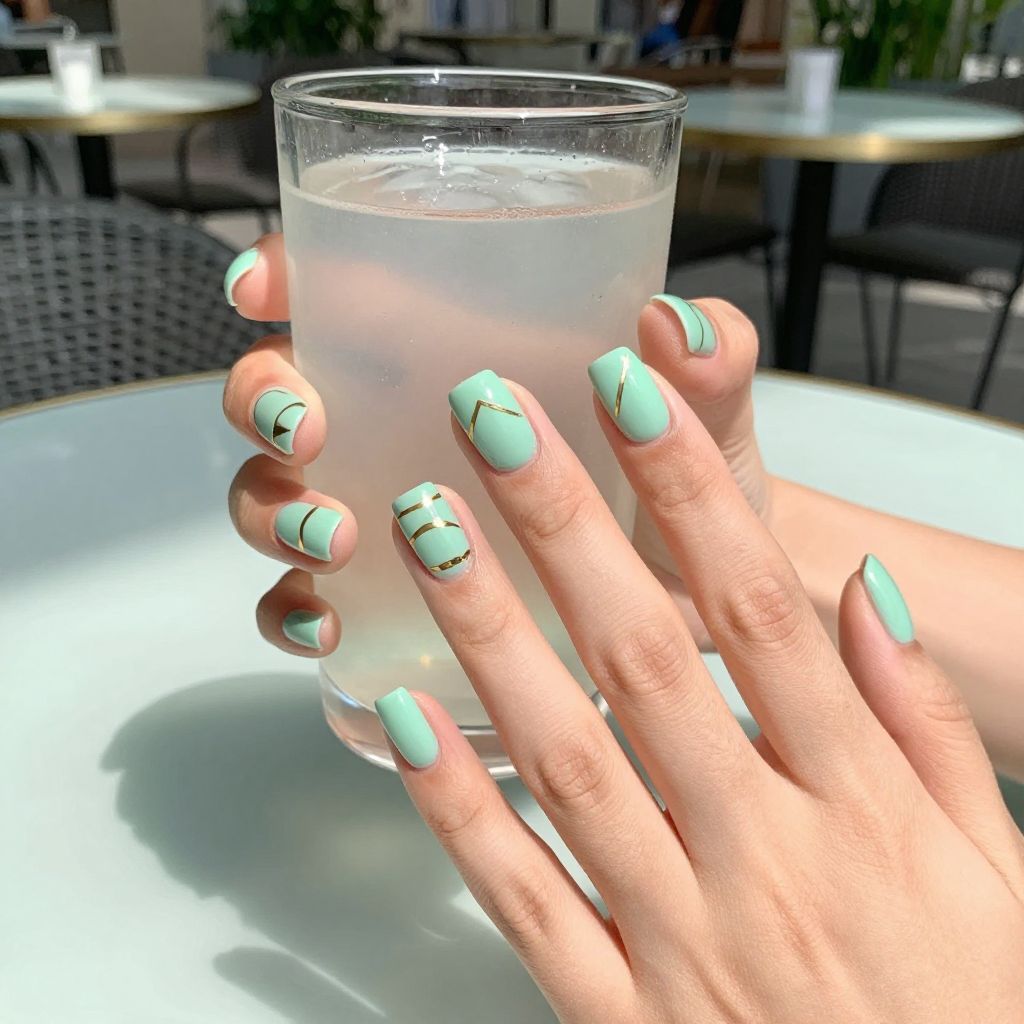 Short nails design idea 2