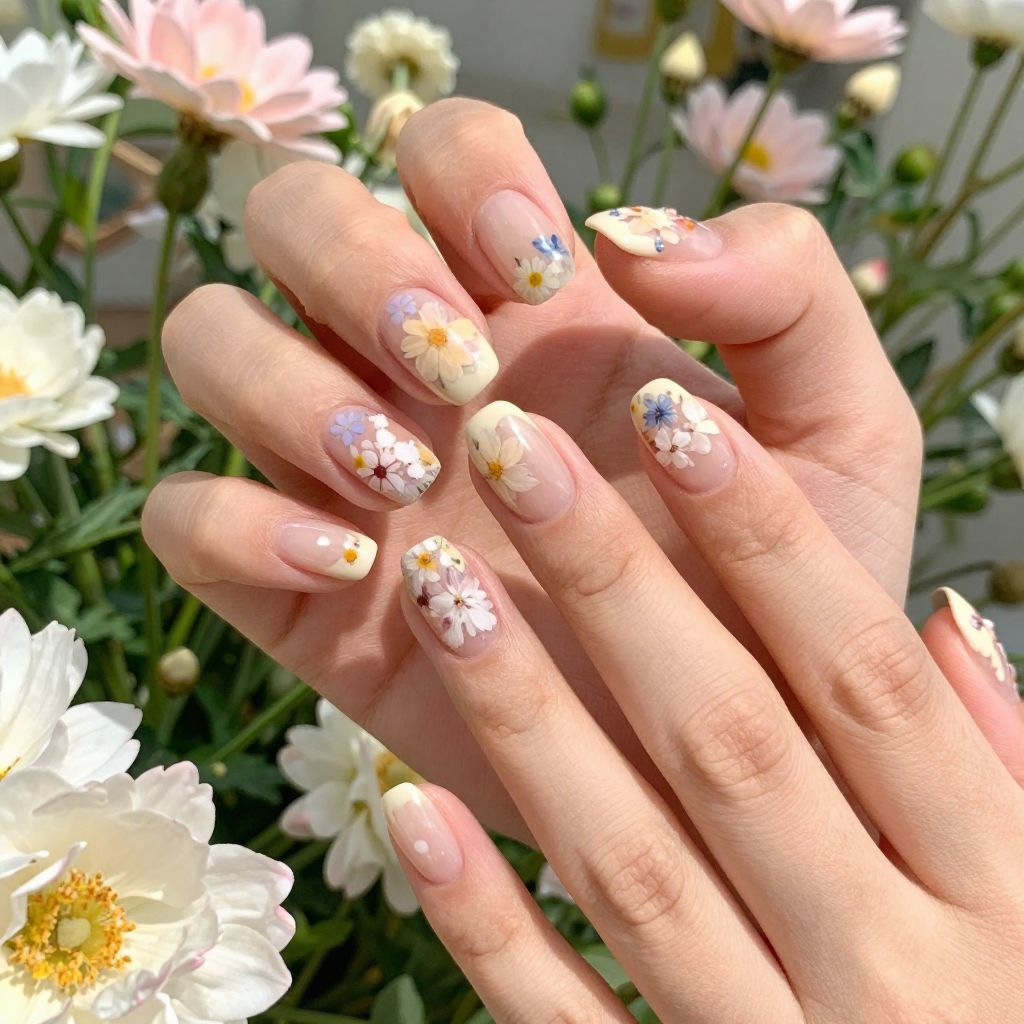 Short nails design idea 3