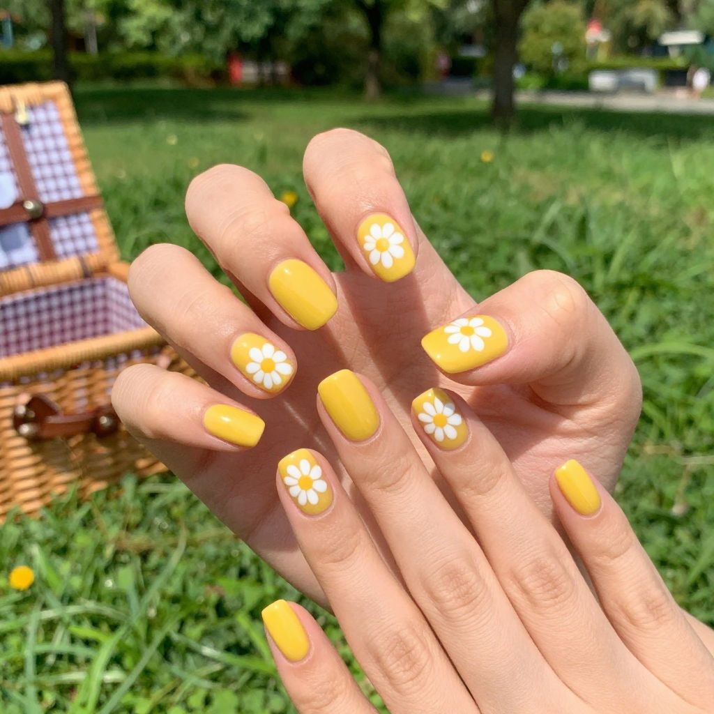 Short nails design idea 4