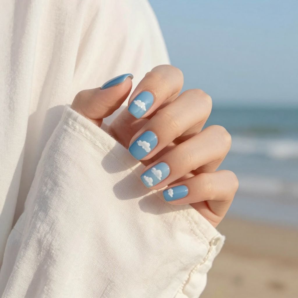 Short nails design idea 5
