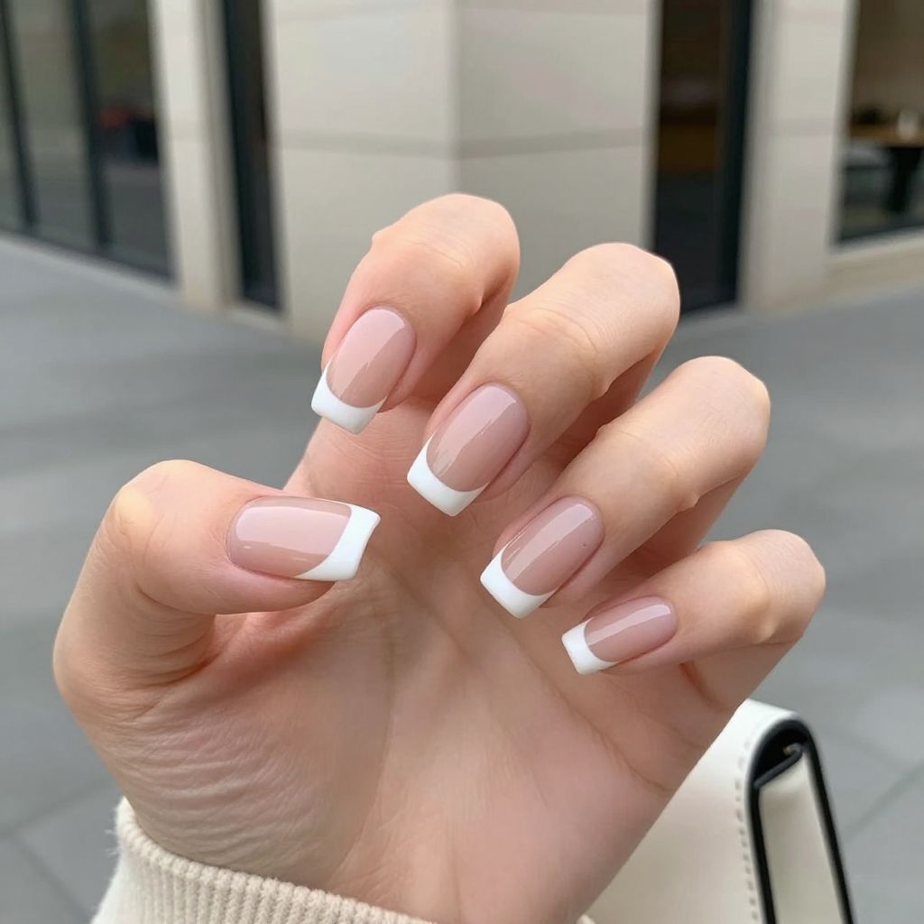 Short nails design idea 6