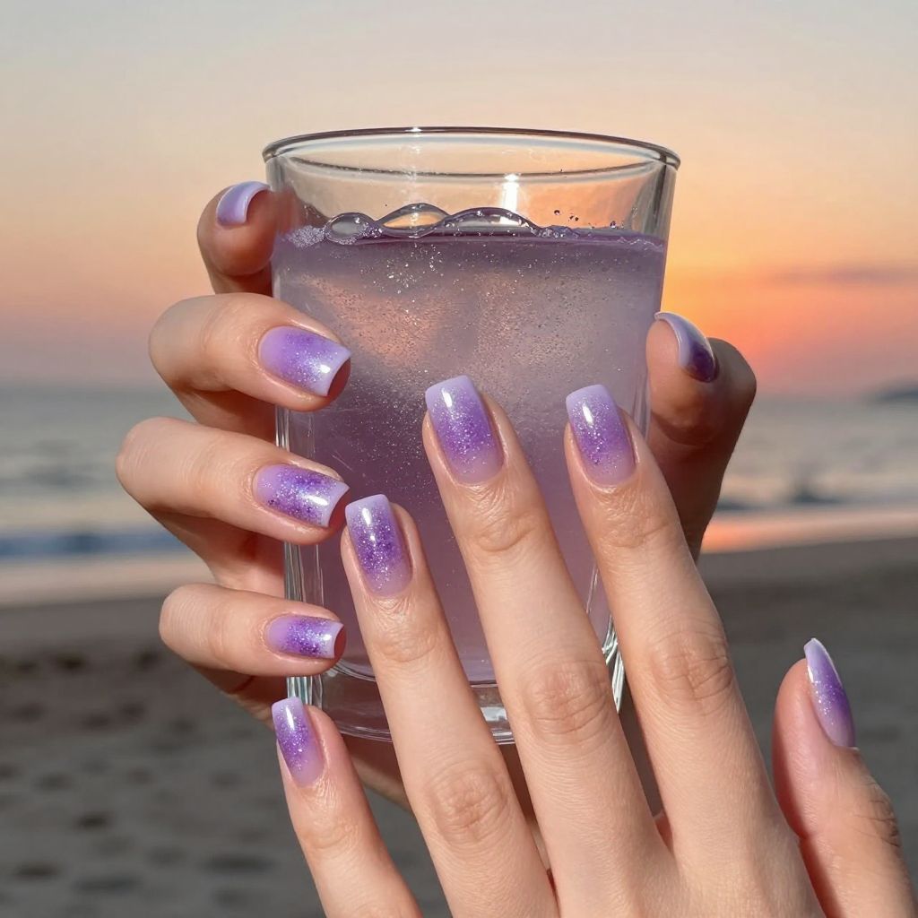 Short nails design idea 8