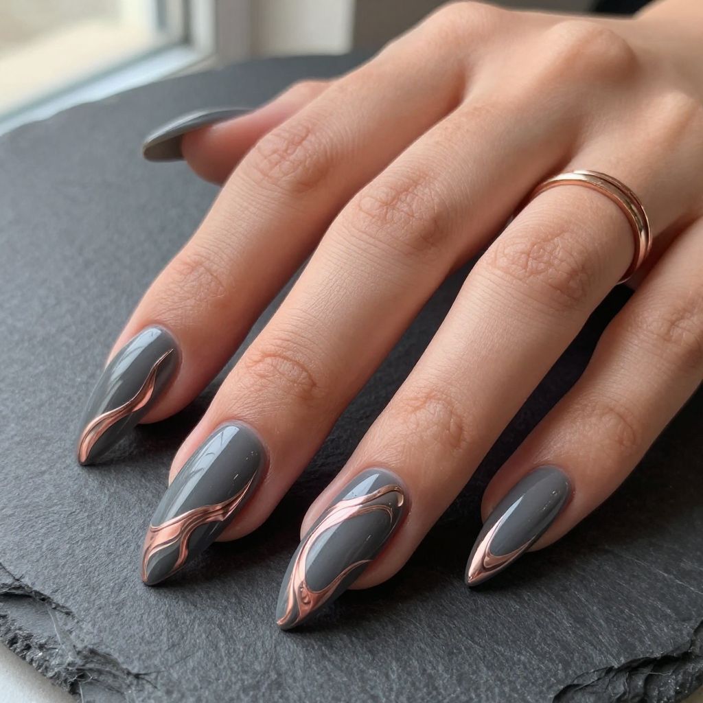 Trendy Acrylic Nail Designs 11