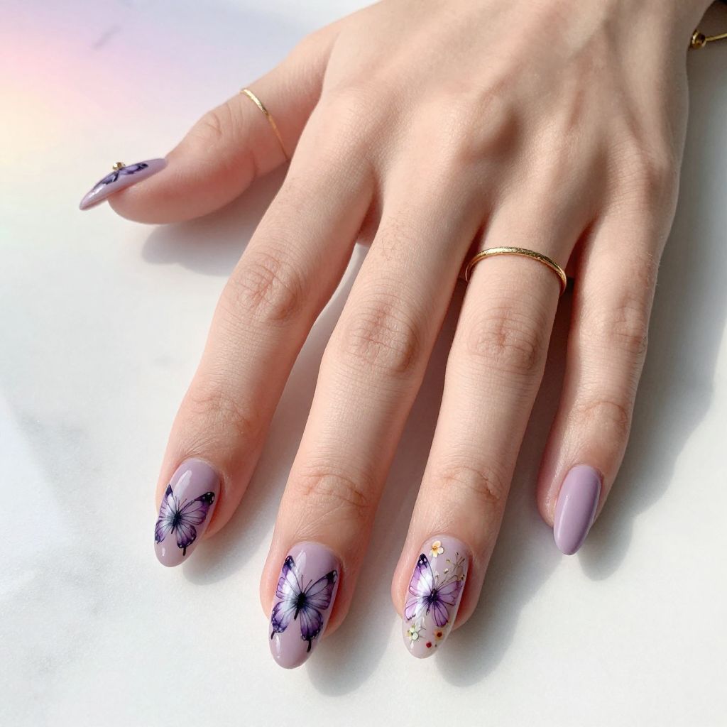 Trendy Acrylic Nail Designs 8