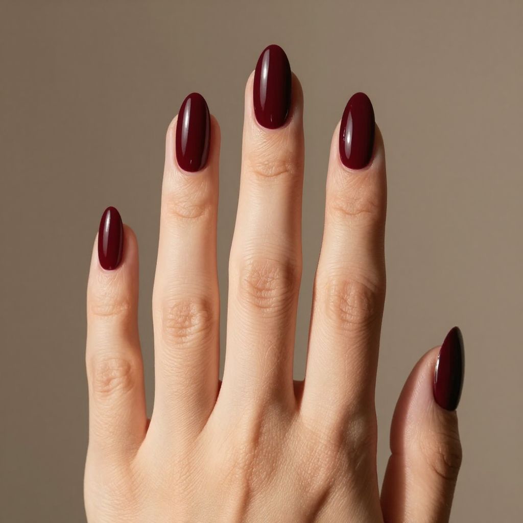 Almond nails idea 11