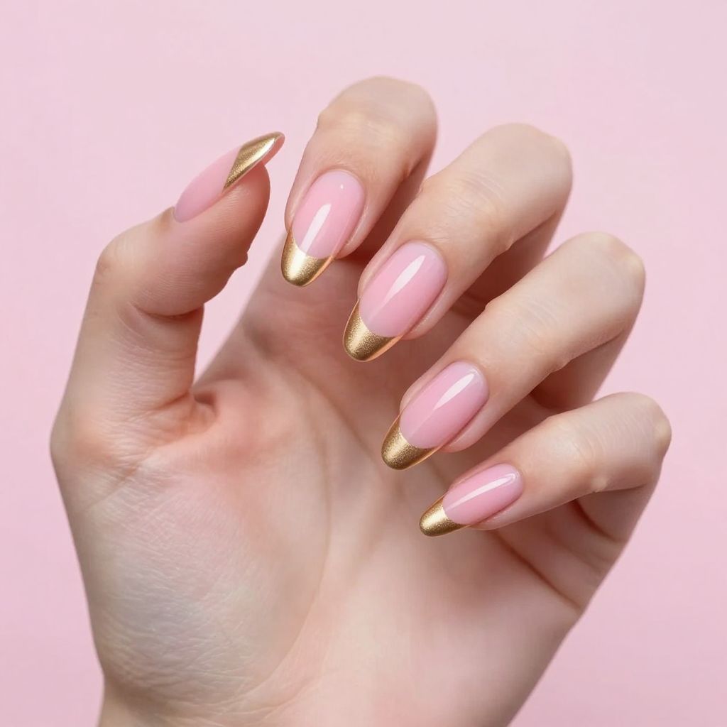 Almond nails idea 12