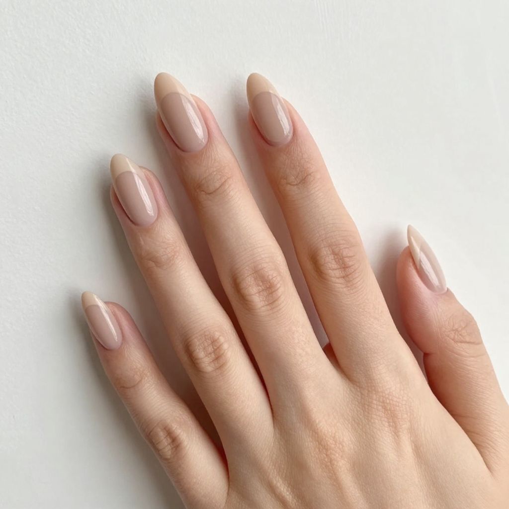 Almond nails idea 14