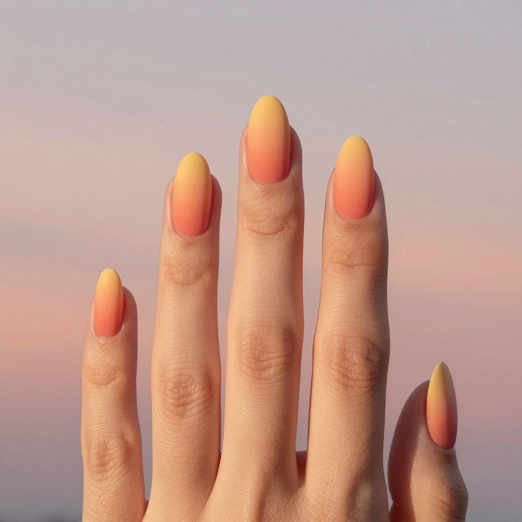 Almond nails idea 2