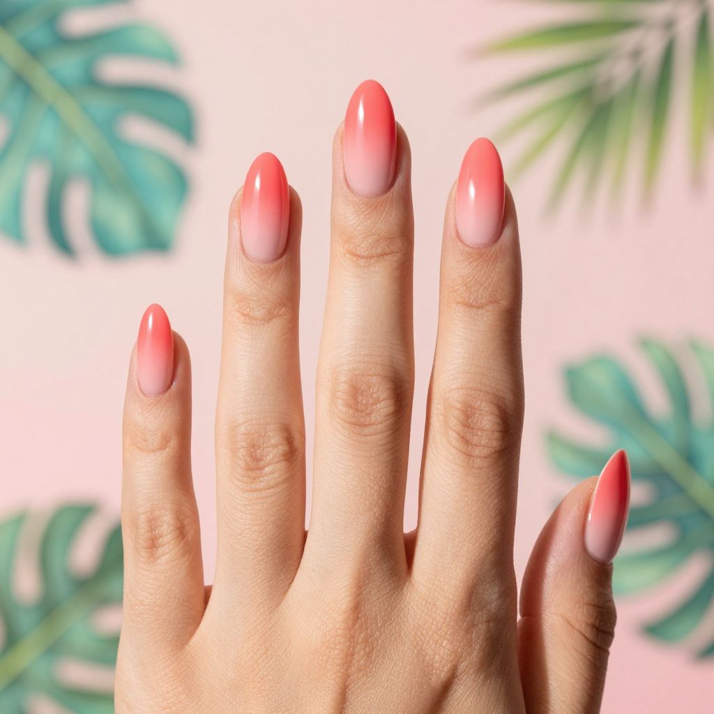 Almond nails idea 8