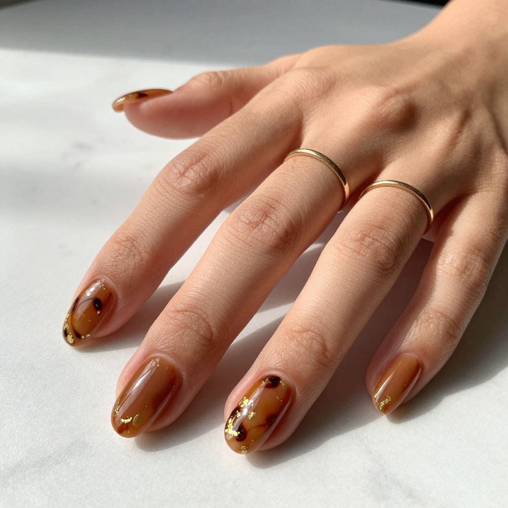 Caramel Brown with Tortoiseshell Details