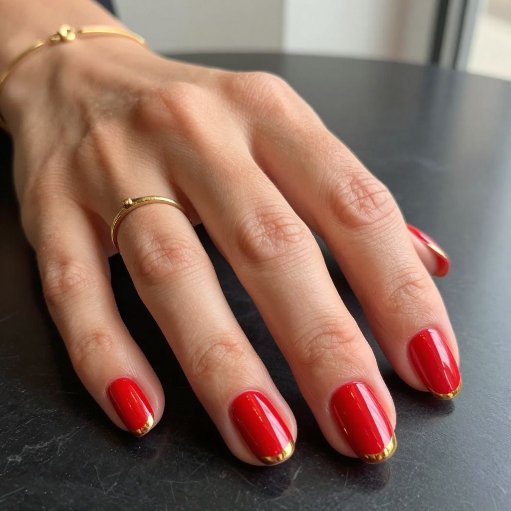 Classic Red with Gold Tips