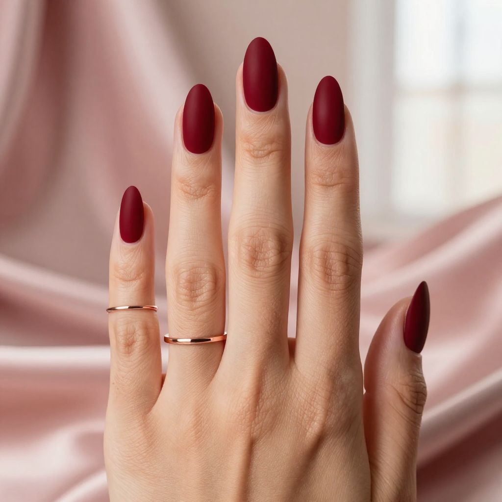 Crimson Velvet Matte Finish
