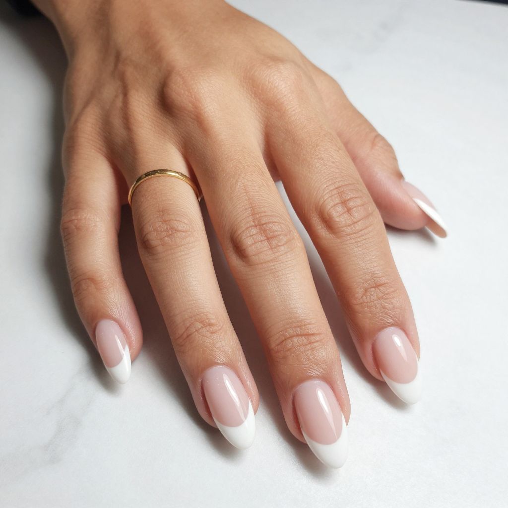 White French Tip Nail Designs 1