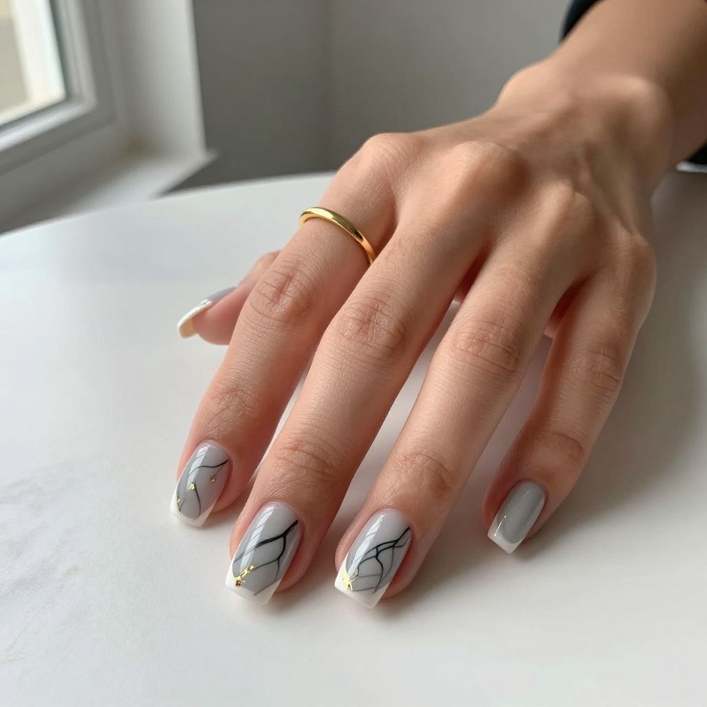 White Tip Nail Designs